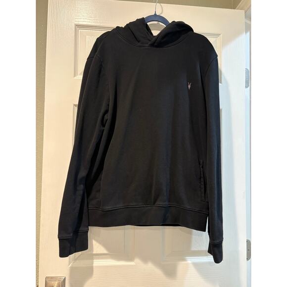 ALL SAINTS Men's Raven Pullover Sweater Black XXL Unisex - Picture 4 of 14